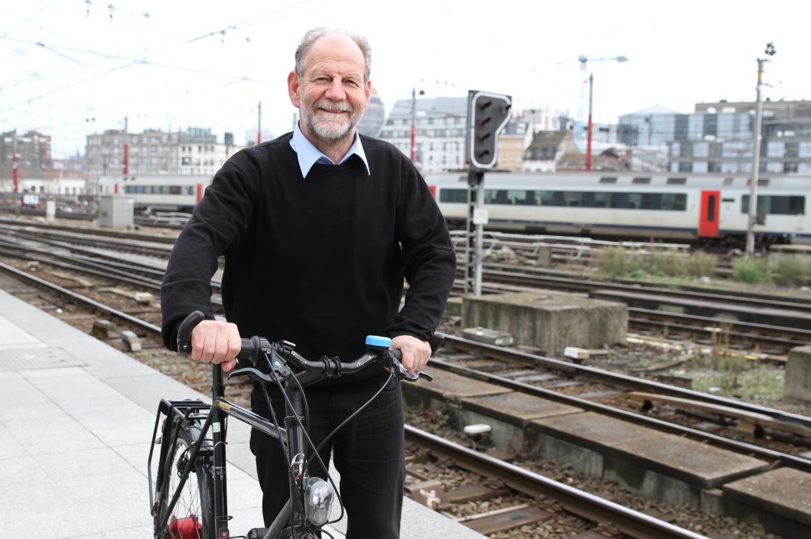 Micheal und sein Fahrrad